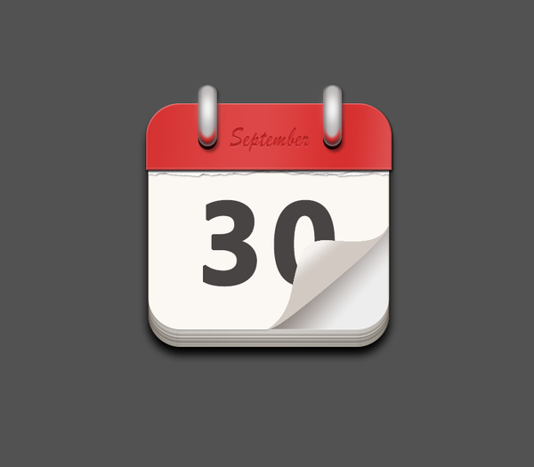 PS教程!教你绘制一枚经典的写实日历图标(图文教程),采用,选择,这个,第47张 PS教程!教你绘制一枚经典的写实日历图标(图文教程),PS教程!教你绘制一枚经典的写实日历图标,采用,选择,这个,第47张