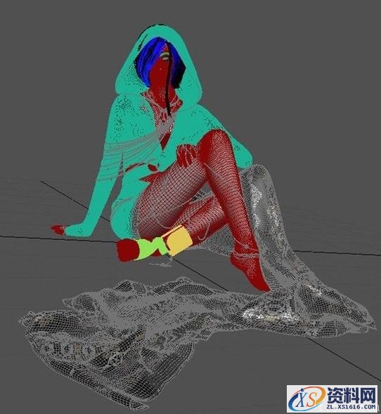 3DMAX制作克劳族少女(图文教程),采用,设计,尺寸,第17张 3DMAX制作克劳族少女(图文教程),3DMAX制作克劳族少女,采用,设计,尺寸,第17张