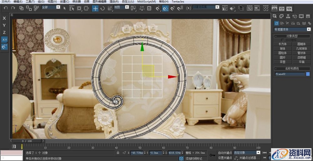 3DMAX建立欧式椅子模型(图文教程),结构,选择,这个,第15张 3DMAX建立欧式椅子模型(图文教程),3DMAX建立欧式椅子模型,结构,选择,这个,第15张