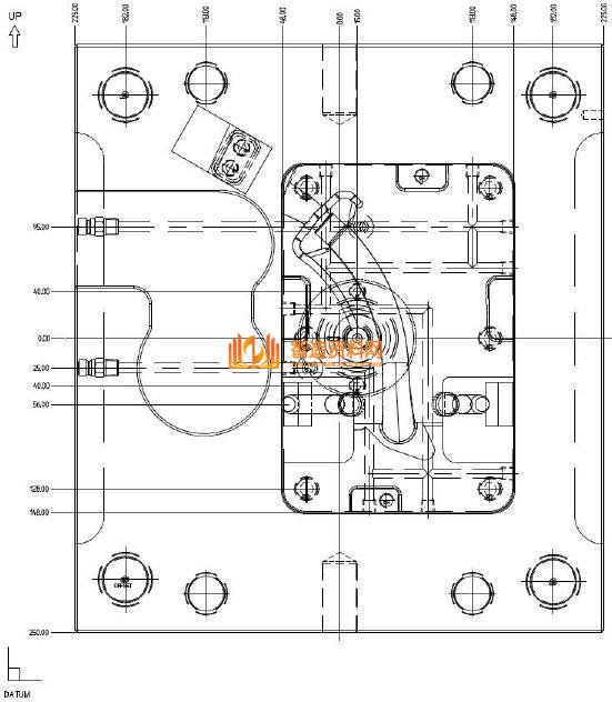 塑胶模具设计之超复杂的冷却弯管圆弧抽芯方案,圆弧,模具设计,冷却,塑胶,第3张 塑胶模具设计之超复杂的冷却弯管圆弧抽芯方案,圆弧,模具设计,冷却,塑胶,第3张