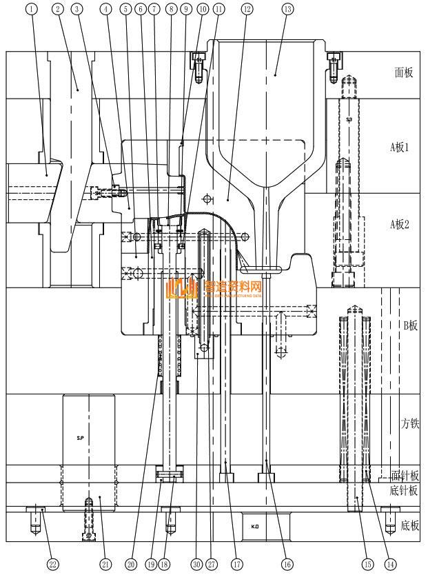 塑胶模具设计之洗发水翻盖设计的经典案例,模具设计,塑胶,第6张 塑胶模具设计之洗发水翻盖设计的经典案例,模具设计,塑胶,第6张
