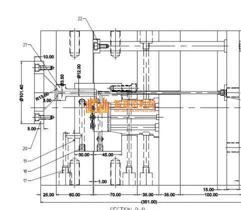 应用很广的气缸端盖塑胶模具设计案例详解,端盖,模具设计,塑胶,第4张 应用很广的气缸端盖塑胶模具设计案例详解,端盖,模具设计,塑胶,第4张